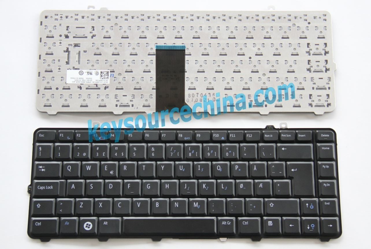 Dell Studio 1535 1536 1537 15-1537 Norsk bærbar tastatur Keyboard