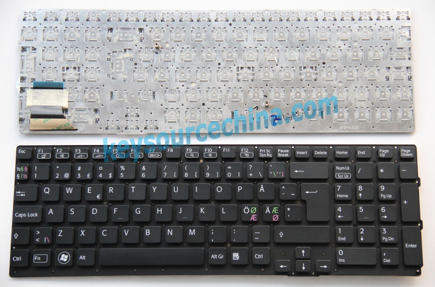 9Z.N6CBF.31N Nordic Keyboard,550120AL2G2-035-G Nordic Keyboard,PN:148986771 Nordic Keyboard,Sony Vaio VPC-SE1 Nordic Keyboard