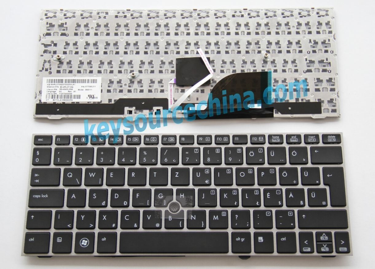 SG-49400-2GA Gyári Új Magyar nyelvű QWERTZ Billentyűzet for HP EliteBook 2170p