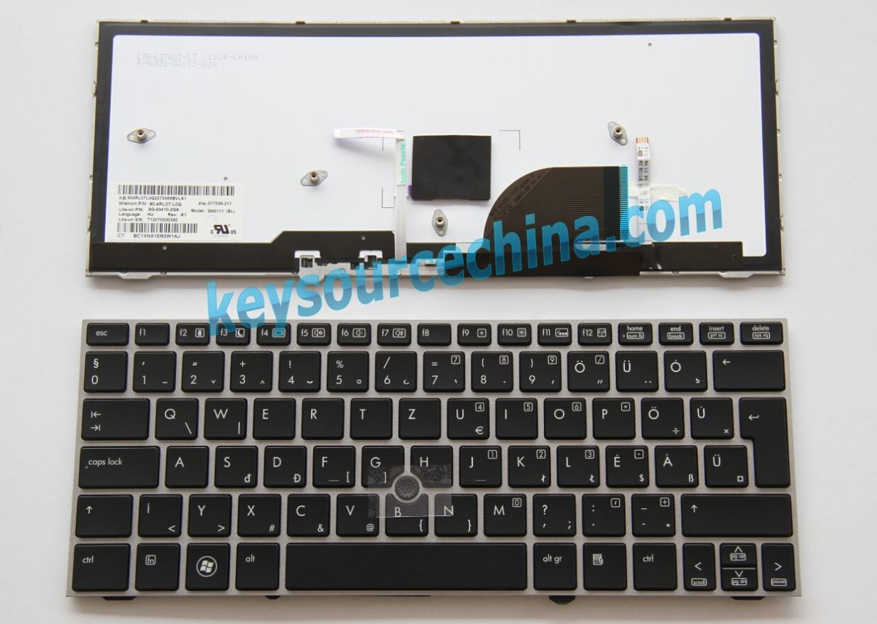 SG-49410-2GA Gyári Új Magyar nyelvű QWERTZ Billentyűzet for HP EliteBook 2170p
