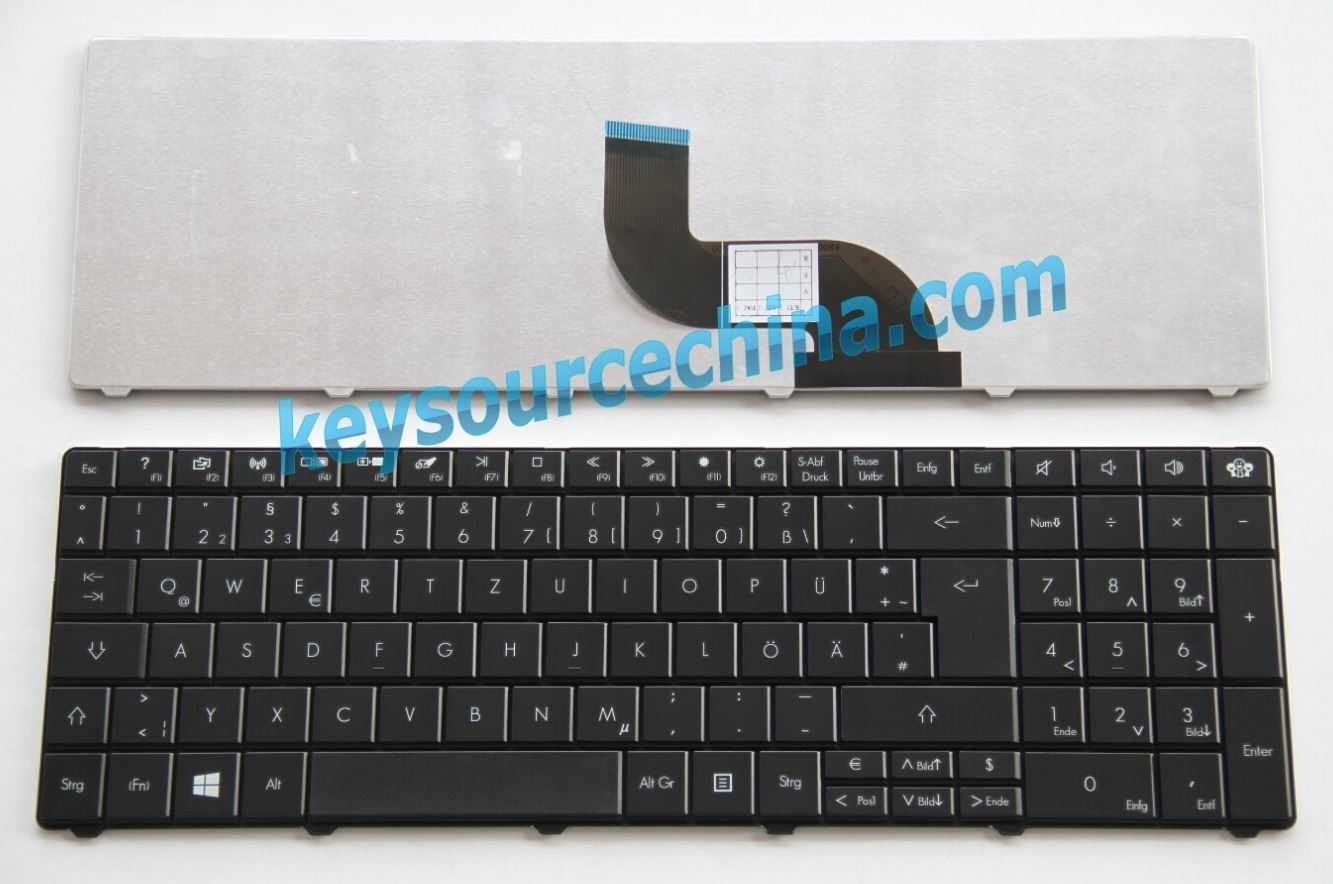 Original Notebook Tastatur, deutsch (DE) für Gateway NE56R NE71B NV570P NE522 NE52207U NE57003H NE722 NE72206U NE51B
