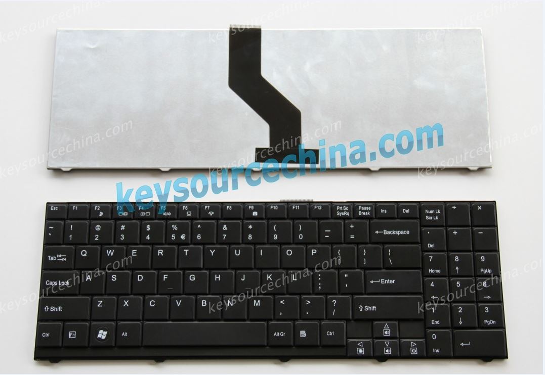 P6640 für Medion Akoya P6640 MD98642 Farbe: schwarz MD98220 Deutsche Tastatur P6640 
