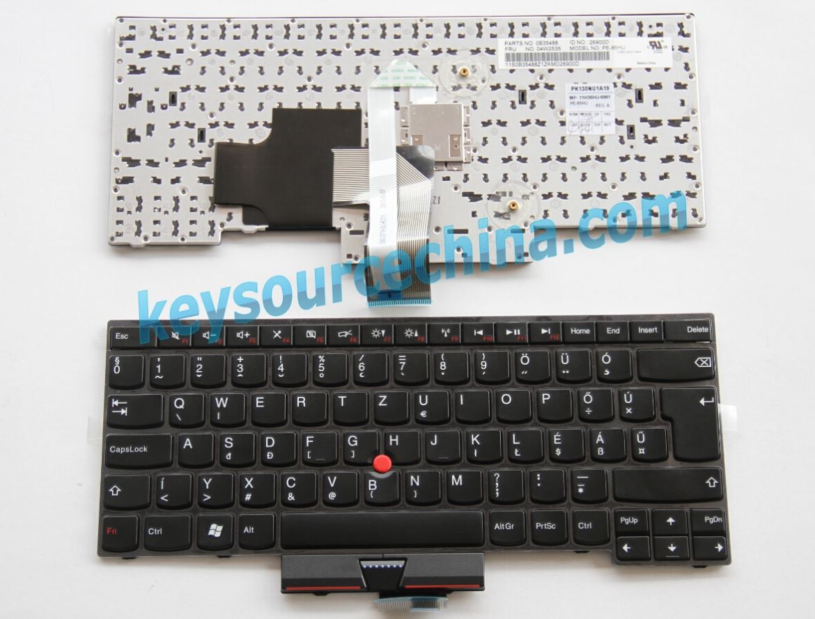 MP-11H36HU-6981 Gyári Új Magyar nyelvű QWERTZ Billentyűzet for IBM/Lenovo ThinkPad Edge E330 E335 E430 E430C E435