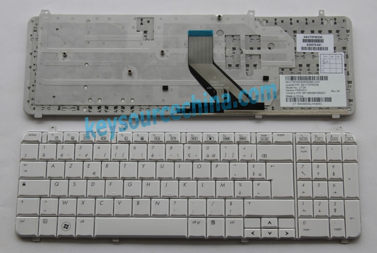MP-08A96F069201 Clavier ordinateur portable pour HP Pavilion dv6-1000 dv6-1300 dv6-2000 dv6-2100 original Français