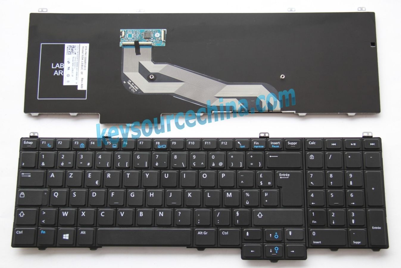 NSK-LEBUC 0F Clavier ordinateur portable pour Dell Latitude E5540, 0GDXYV original Français