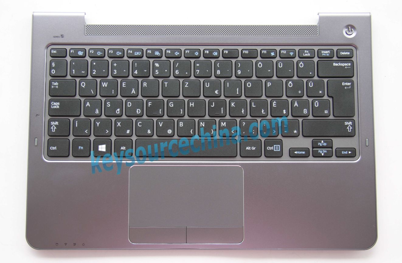 Magyar nyelvű Billentyűzet for Samsung 530U3C NP530U3C 535U3C NP535U3C 540U3C NP540U3C Top case TouchPad