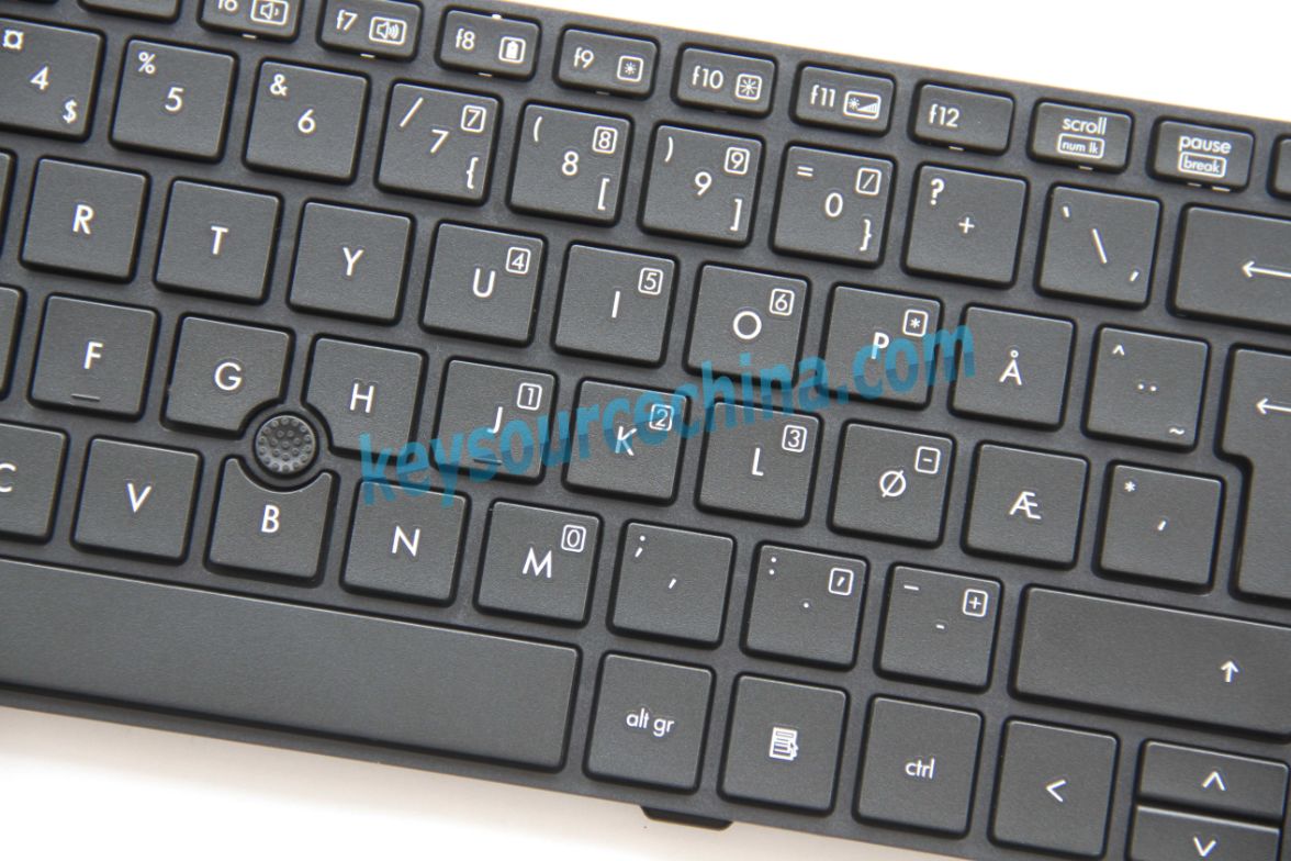 MicroSpareparts Keyboard Norwegian 483010-091 