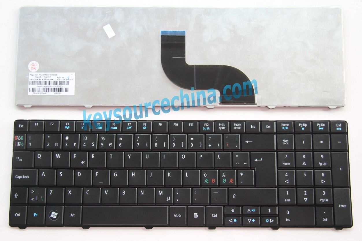 Acer Keyboard Swedish KB.I110A.080 
