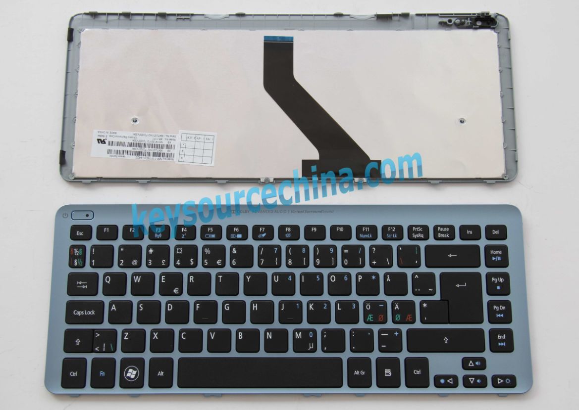 MP-11F76DN-4422 Original Acer Aspire V5-431 V5-431P V5-471 V5-471G V5-471P Nordic Keyboard