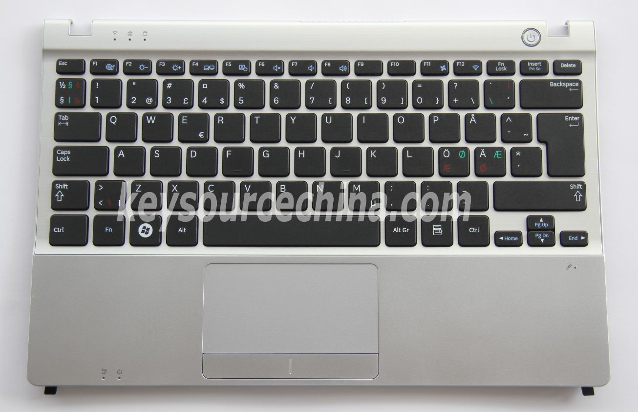 CNBA5903136HBYNF Originalt Samsung 350U2A 350U2B NP350U2A NP350U2B top case Nordic Keyboard