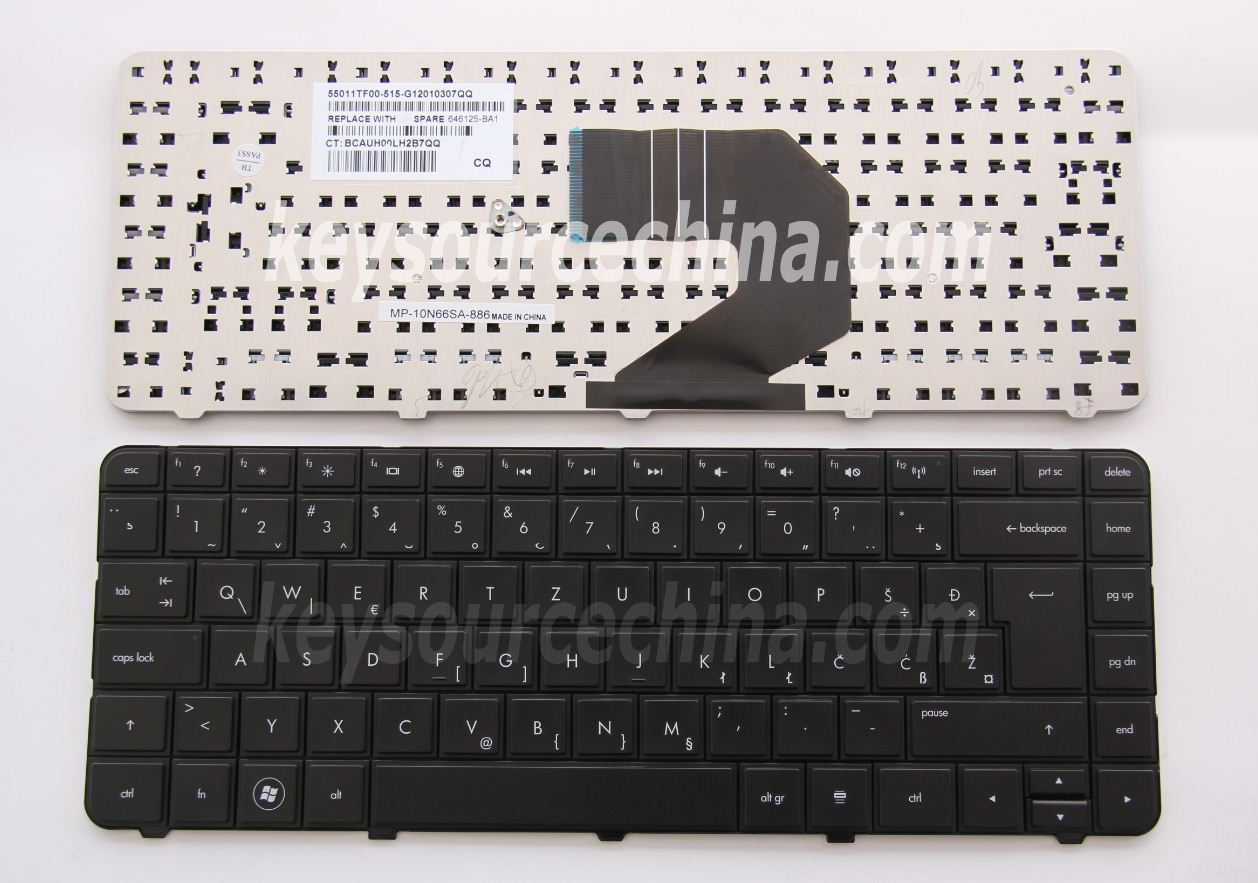 MP-10N66SA-886 Slovenščina prenosni računalnik Tipkovnica za HP Pavilion g4-1000, g6-1000, 430,630,2000, 250 G1, Compaq CQ57 CQ58