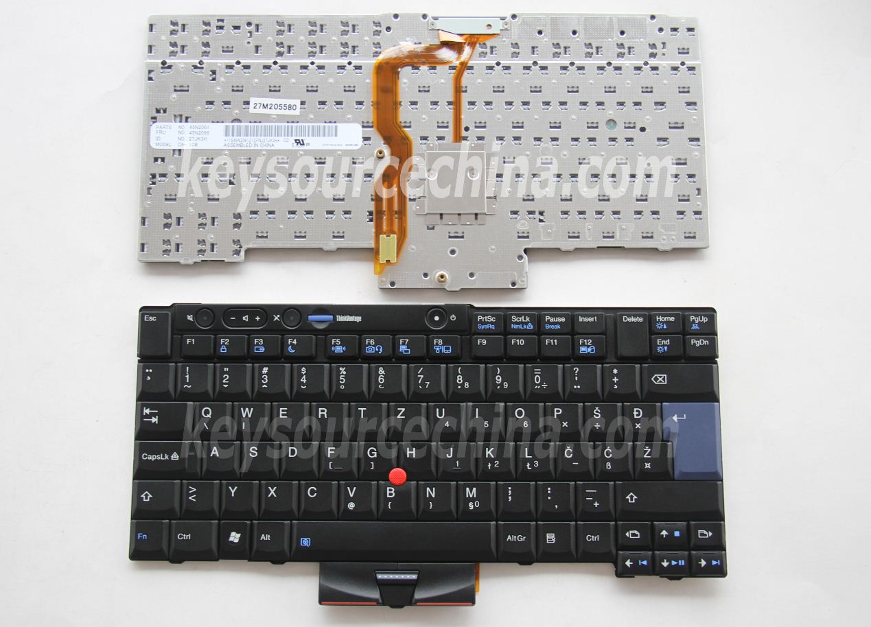 Original Lenovo IdeaPad S200 S205 Slovenian Keyboard Slovenski Tipke 