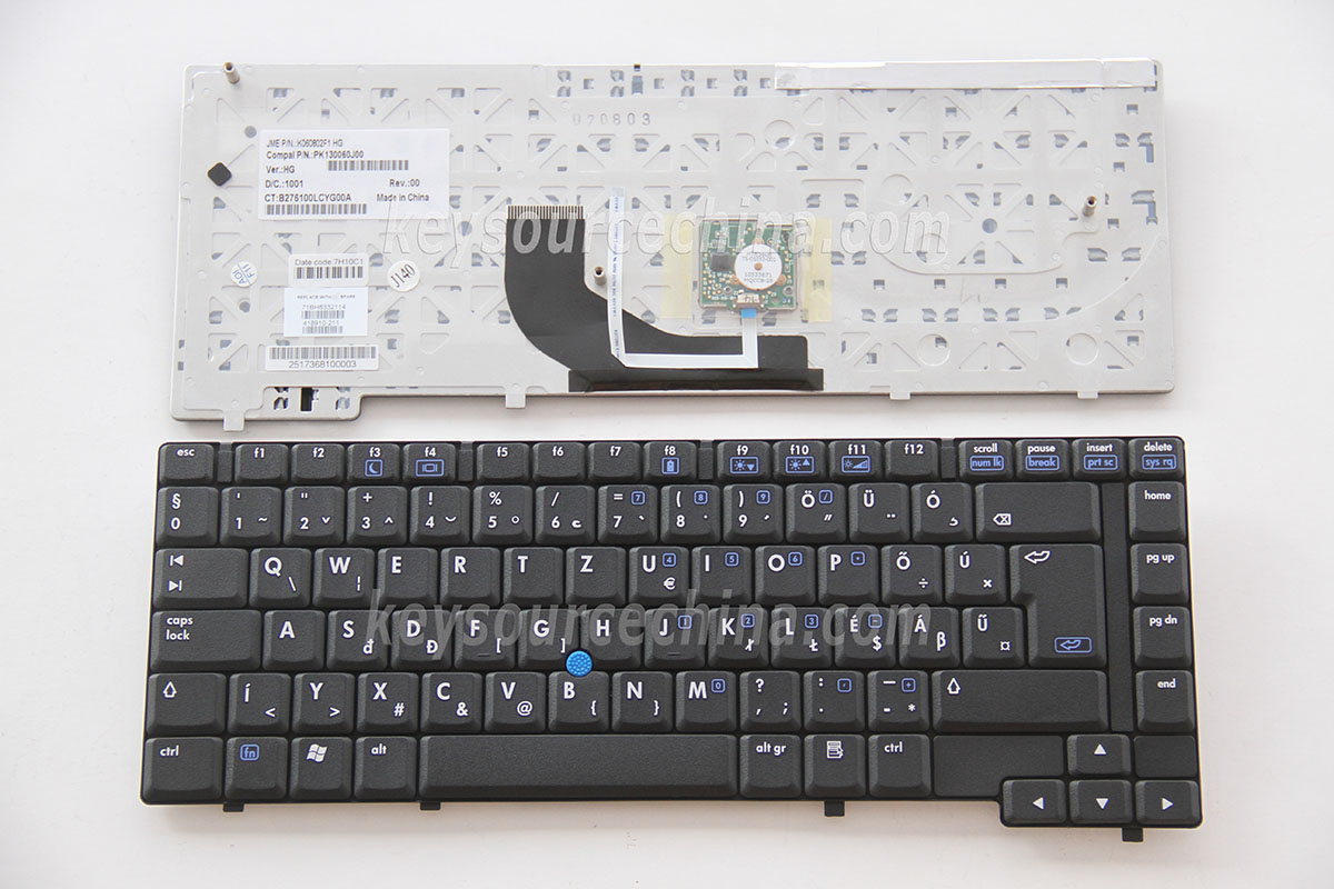 K060802F1 HG Magyar nyelvű Billentyűzet for HP Compaq NC6400