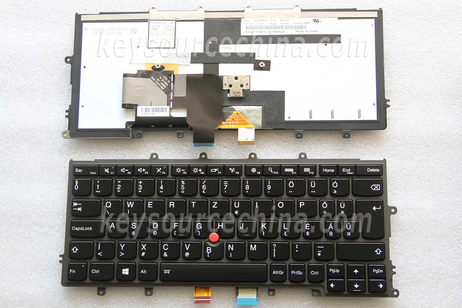 CS13XBL-HGN Magyar Billentyűzet for Lenovo ThinkPad X240 X240s X250 X260 X270 Backlit
