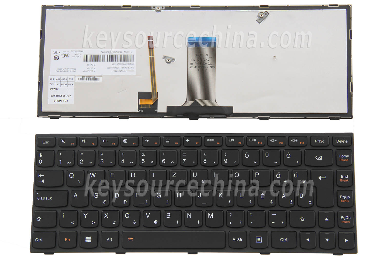 T5G1B-HG Magyar Billentyűzet for Lenovo Ideapad B40-30 B40-45 B40-70 B40-80 Backlit