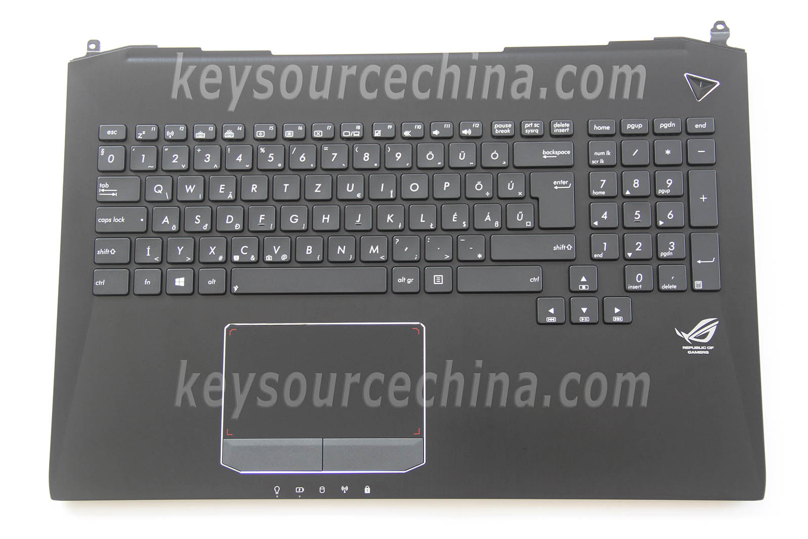 0KN0-P41HU12 Magyar Billentyűzet for Asus ROG G750 G750J G750JM G750JH G750JS G750JW G750JX Keyboard Hungaian Backlit Top case