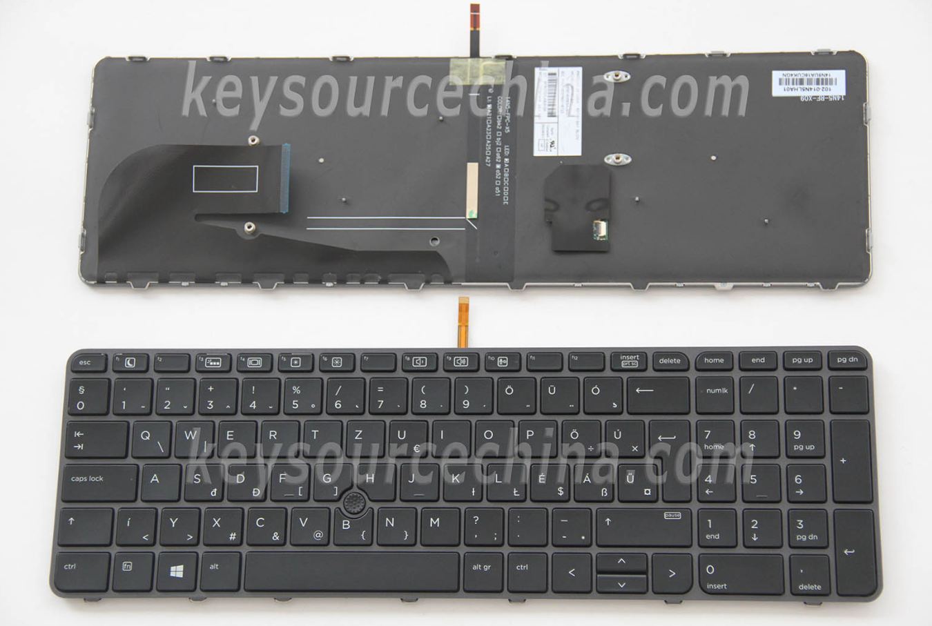 836623-211 Magyar Billentyűzet for HP EliteBook 755 G3 850 G3 755 G4 850 G4 ZBook 15u G3 ZBook 15u G4 Backlit