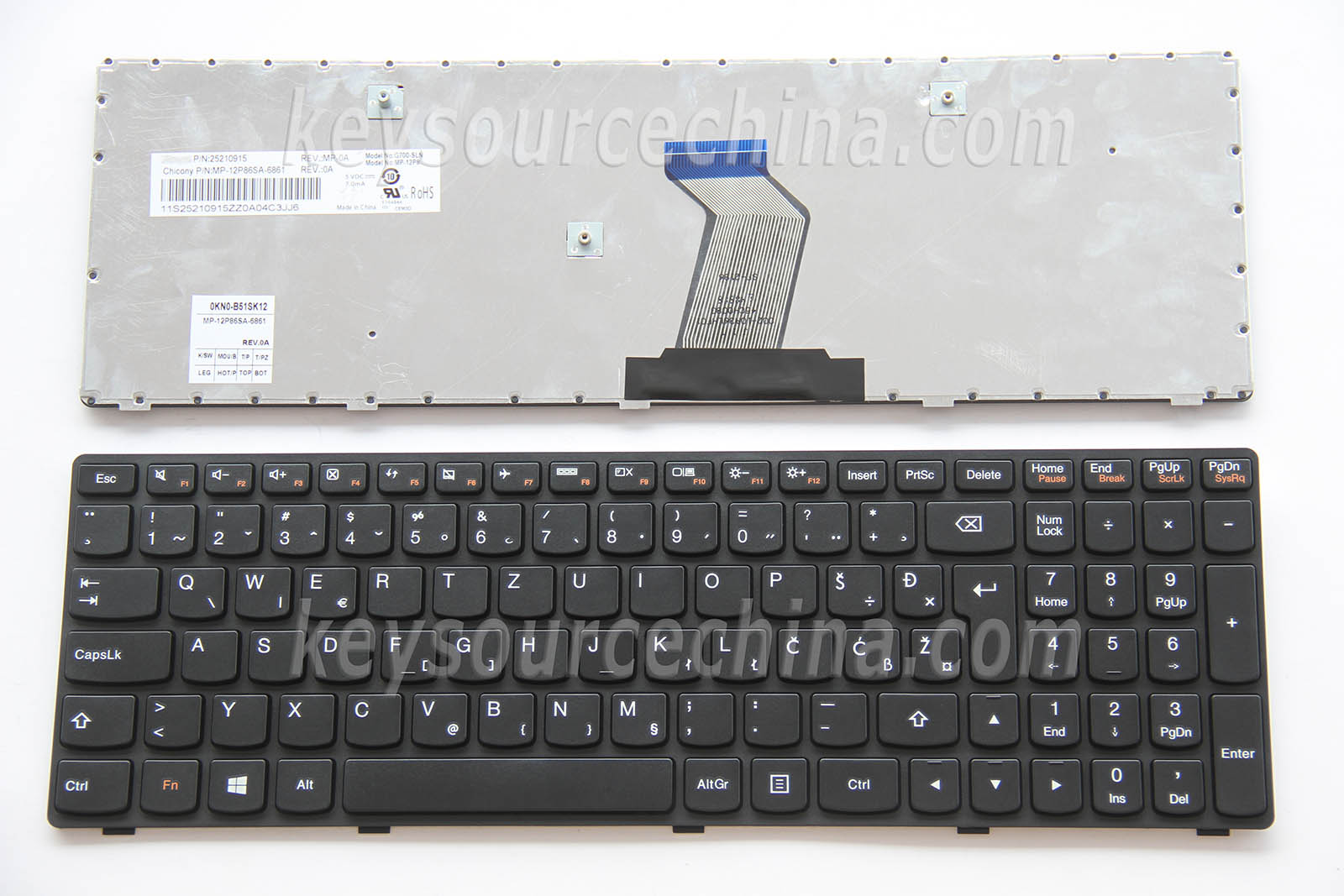 25210915 Tipkovnica Slovenian Bosnian Croatian Serbian Laptop Keyboard,Lenovo IdeaPad G500 Tipkovnica Slovenian Bosnian Croatian Serbian Laptop Keyboard