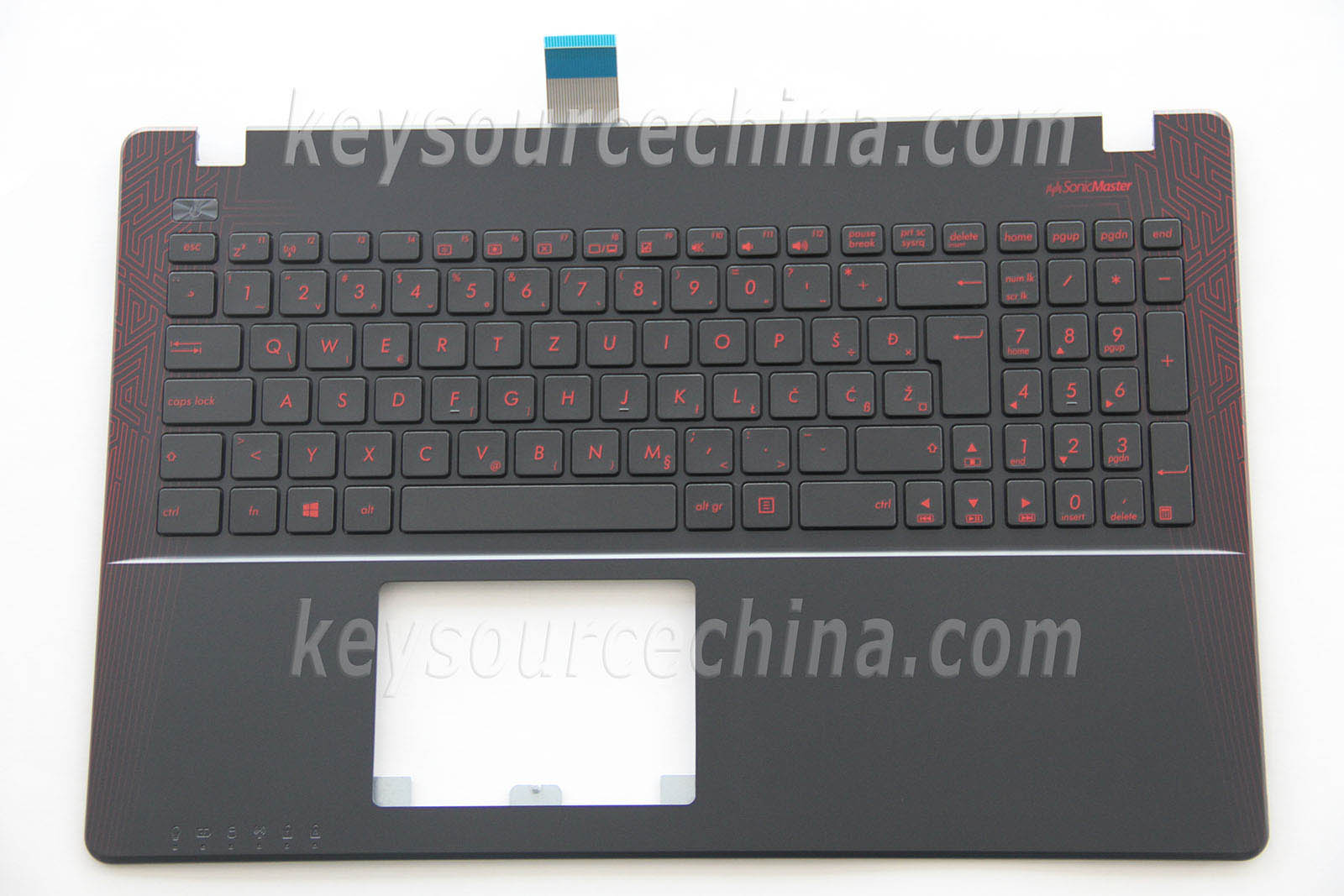 Asus X550JD X550JK X550JX X550VB X550VC X550VX X552JD X552JK X552JX Tipkovnica Slovenian Bosnian Croatian Serbian Laptop Keyboard Top case