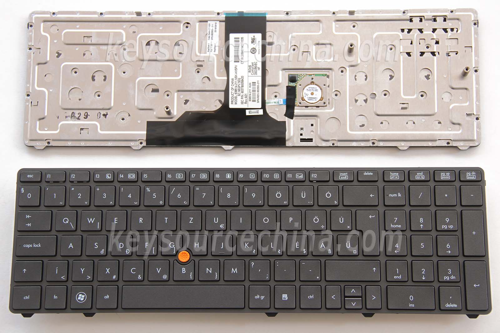 638514-211 Magyar Billentyűzet for HP EliteBook 8760w Mobil Workstation Hungarian Laptop Keyboard