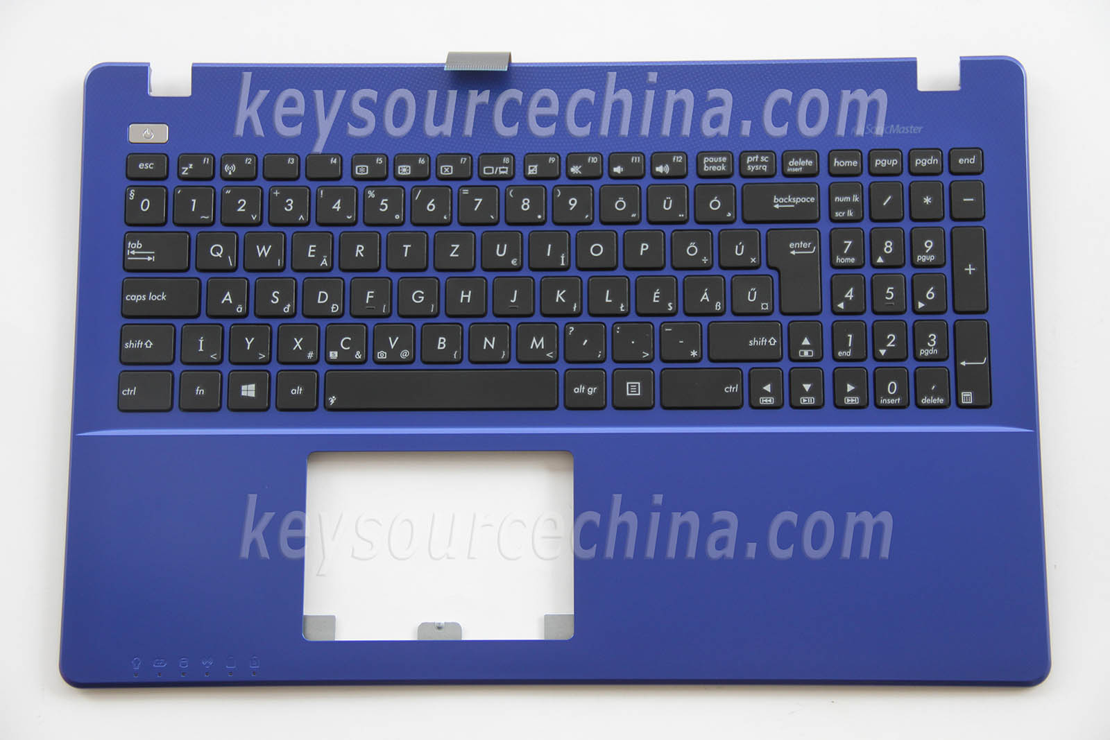 Magyar Billentyűzet for Asus X550CA X550CC X550EA X550LA X550LB X552CA X552CL Blue Top case