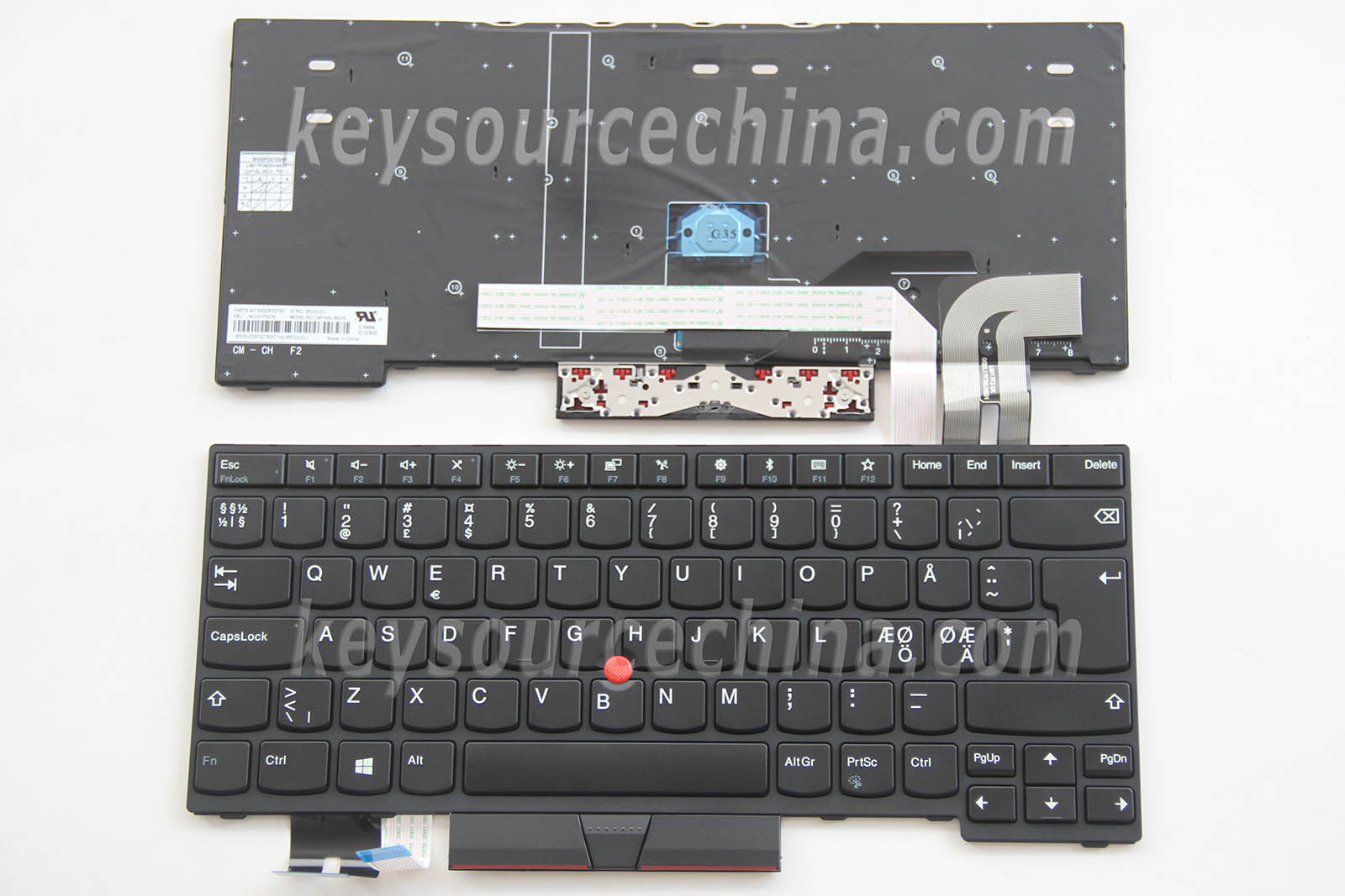 SN20P32793 Nordic Laptop Keyboard,Lenovo ThinkPad E480 Nordic Laptop Keyboard