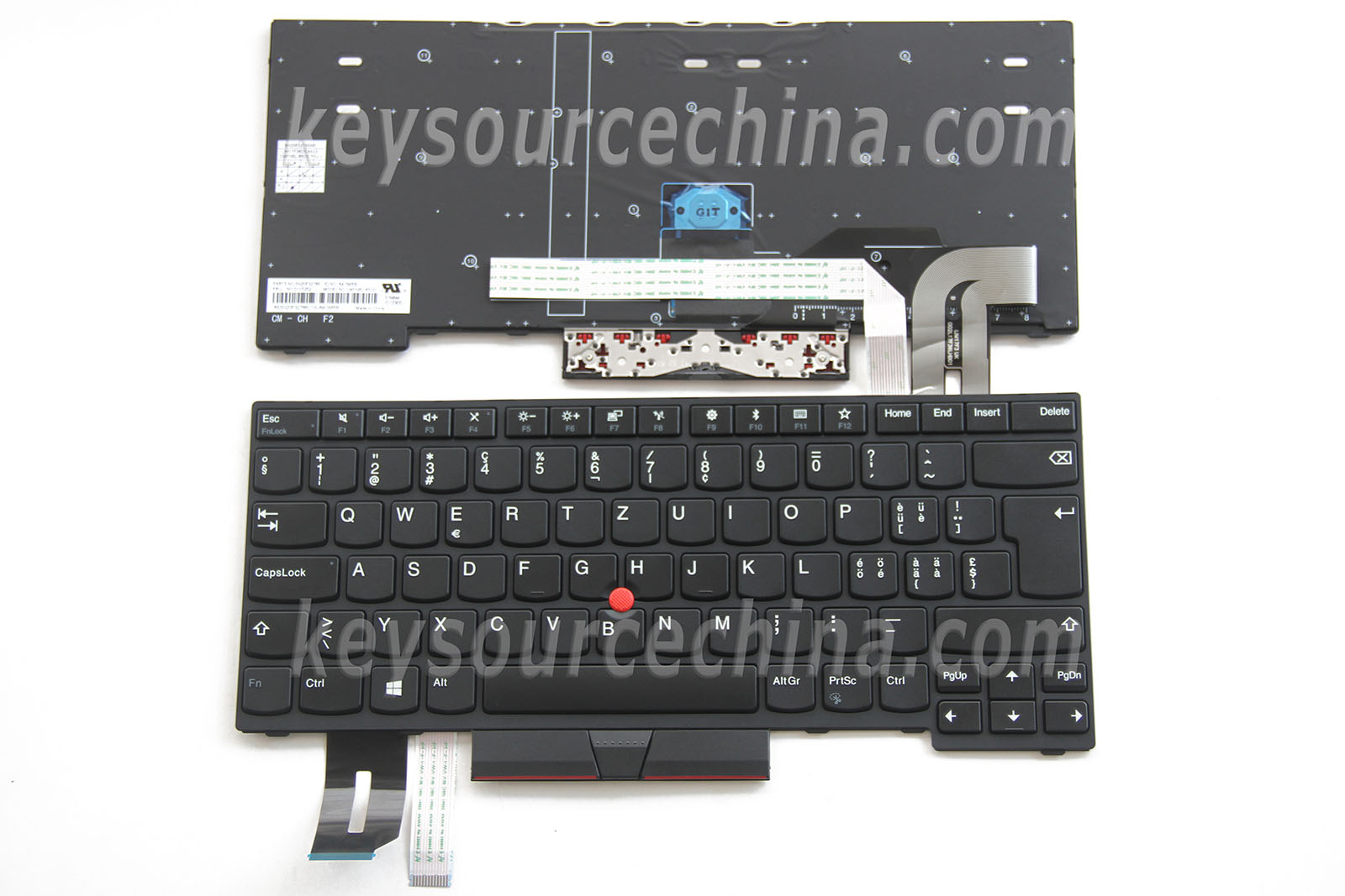 Lenovo ThinkPad E480 L480 T480s L380 Yoga Swiss German Laptop Keyboard Schweiz Tastatur