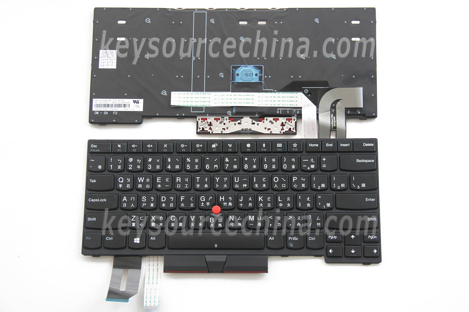SN20P32786 Originalt Lenovo ThinkPad E480 L480 T480s L380 Yoga Laptop Keyboard TaiWan Chinese CN