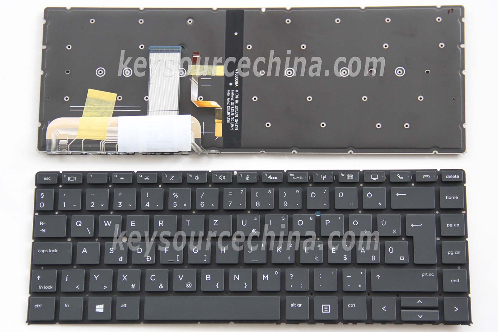 Laptop Keyboard Replacement US Version for HP ProBook 4330S 4331S 4430S 638178-211 with Frame