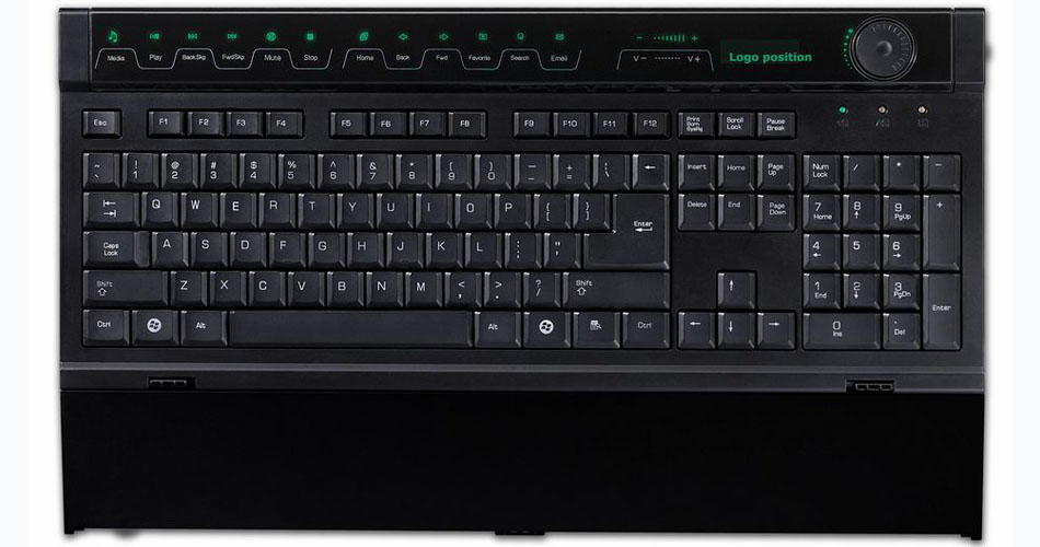 US layout of backlit keyboard blk1045