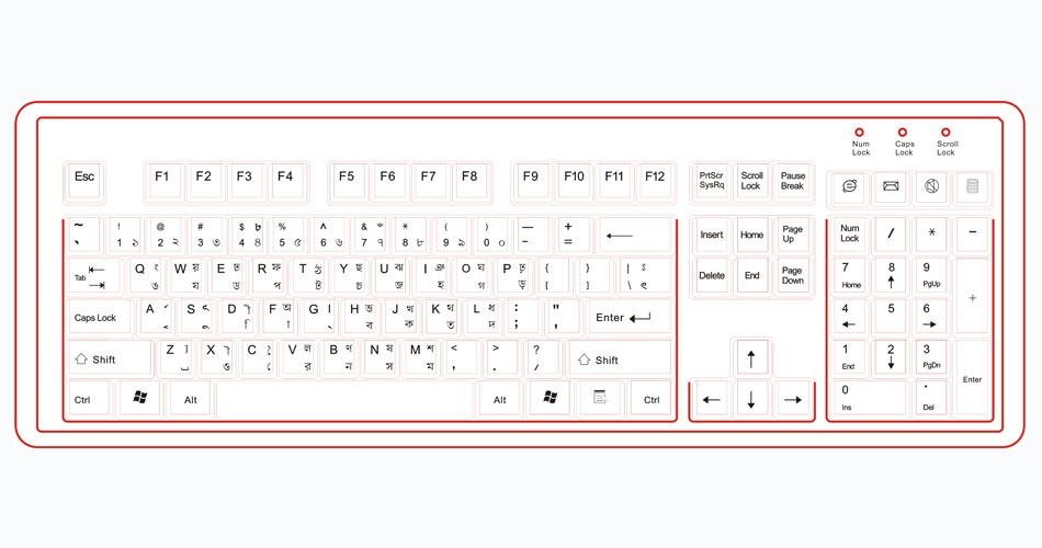 Bengali keyboard